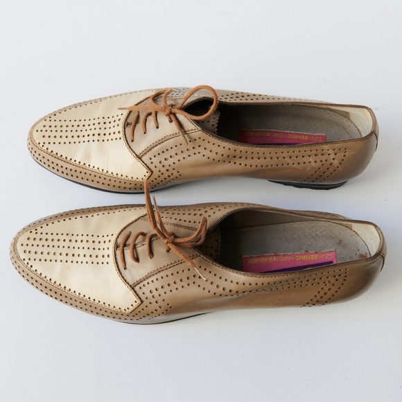 80s - SUSAN BENNIS - WARREN EDWARDS - Shoes - Men\'s - 10 - Tan Leather main image 6